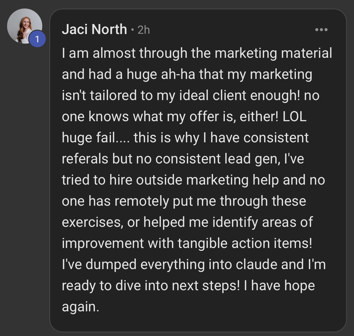 Jaci client win