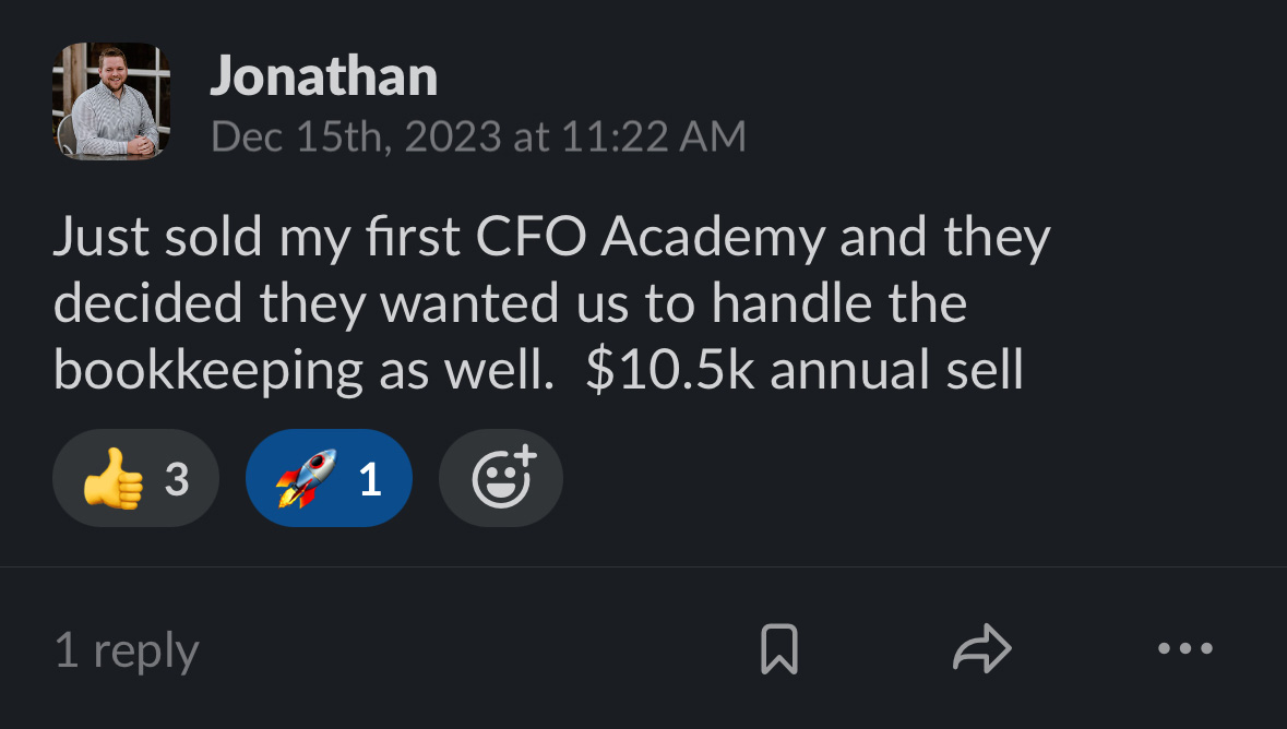Jon Sturgeon client sale